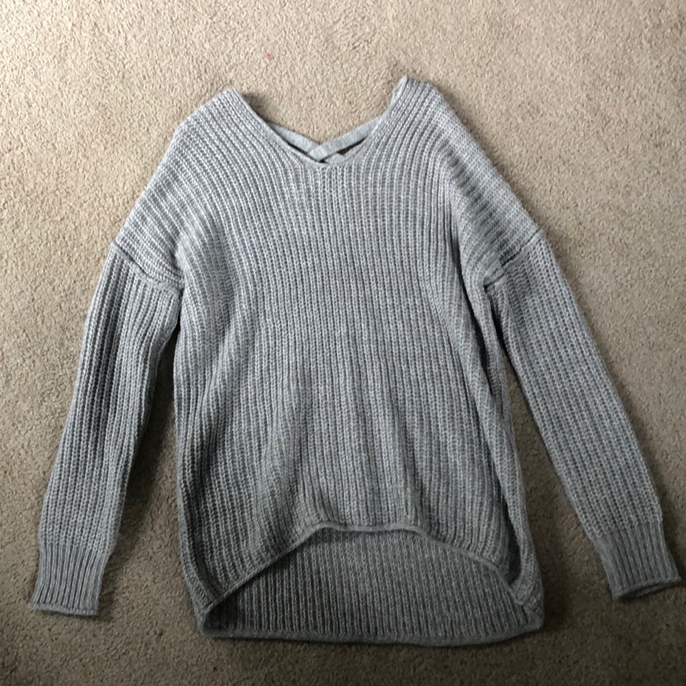 Crossed Back Sweater